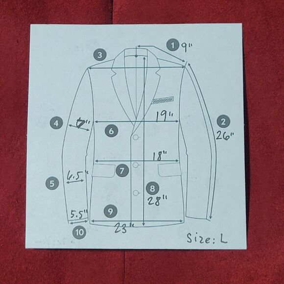 Vintage ROZAE NICHOLS Red Suede Jacket Size L Designer 3 Buttons Genuine Leather - Picture 2 of 10